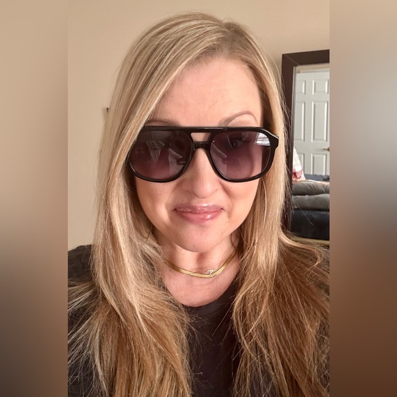 Gucci Black Unisex Aviator Sunglasses Full Inclusion - Picture 6 of 12